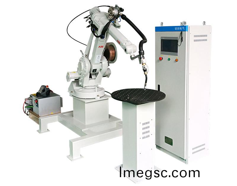 帶變(bian)位機的二氧(yang)化(hua)碳弧銲(han)接(jie)機器人(ren)工(gong)作站